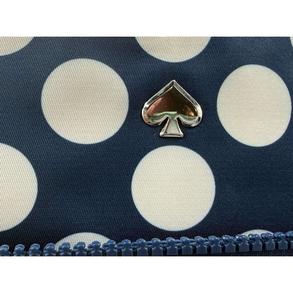 Kate Spade Jae Seaside Dot Large Tote Purse And Cosmetic Bag